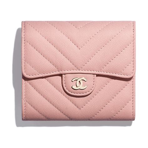 chanel small wallet pink|chanel wallet online store.